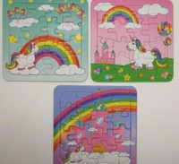 12 X Kleines Puzzle Einhorn Mitgebsel Kindergeburtstag