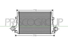Ladeluftkühler Aluminium Kunststoff für Alfa Romeo 159 Sportwagon 1.9 JTDM