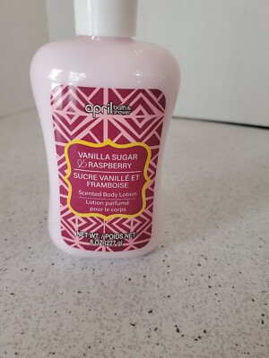 vanilla scented body lotion