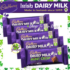 5 IRISH CADBURY MINT CRISP CHOCOLATE 54g BARS GIFT✨SPECIAL OFFER✨BB 07/26✨11.95✨