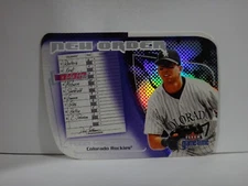 2001 (ROCKIES) Fleer Game Time New Order #NO10 Todd Helton