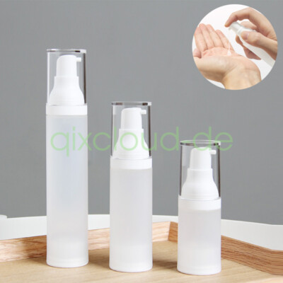 30ml 50ml Matt Klar Airless Spender Airlessspender Pumpspender Lotion Flasche