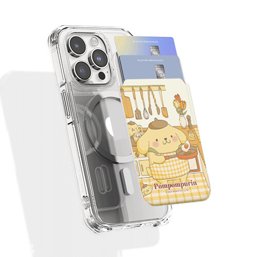 Porte-carte diapositive Pompompompurin Magsafe pour iPhone tout smartphone fabriqué en Corée - Photo 1 sur 23