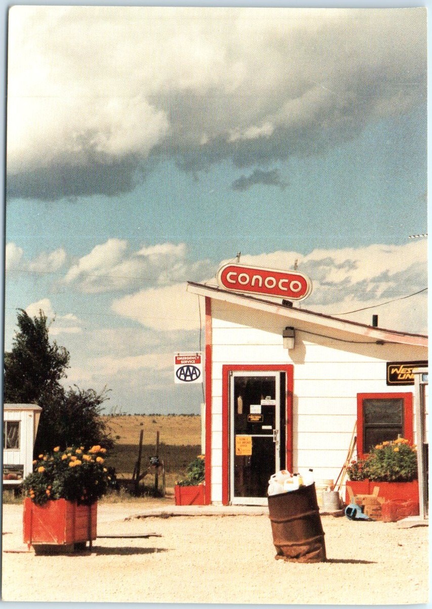 Postcard Conoco gas station, Route 66 New Mexico eBay