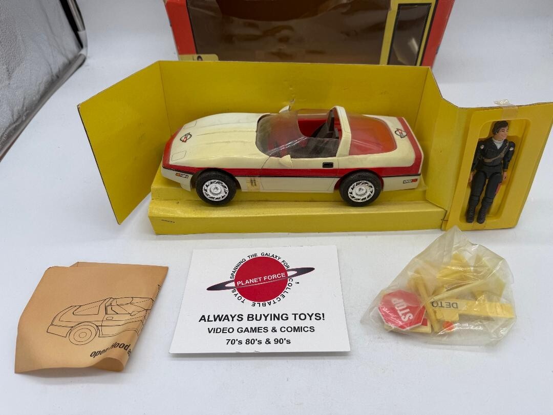 Miniature Western Models Chevrolet Corvette 1983 1/43 - Bleu - Boîte D'origine - Manque Rétros