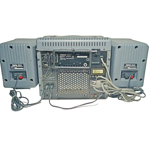 Chaîne Hi-Fi Yamaha AST-C10 – Vintage Natural Sound Boombox Radio Cd Cassettes - Imagen 13 de 24