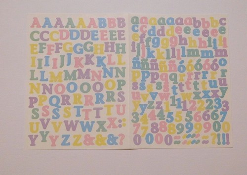 Creative Memories Stickers Sheets ~ABC 123 Alphabet~ You Choose~ Brand New - Picture 17 of 24