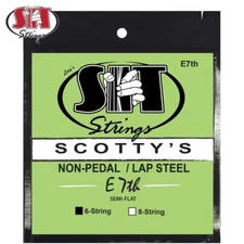 SIT SC6E7TH Scotty's Non-Pedal/Lap Steel Semi-Flat Guitar Strings E 7TH