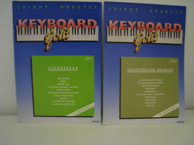 Keyboard Gold - Bd. 1 ''Evergreens'' u. Bd. 2 ''Volkstüml. Melodien''