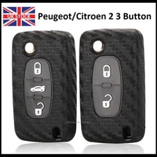 Key Cover For PEUGEOT CITROEN 2 / 3 Button Case Remote Flip Fob Protector Hull