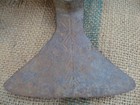 DECORATED ANTIQUE ADZE HOE PICK MATTOCK DIGGER WROUGHT IRON HAND FORGED