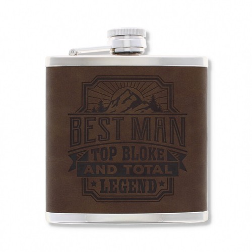 Hip Flask Whiskey Alcohol Christmas Gift for Men Dad Grandad Best Man 14 Mottos - Foto 16 di 27