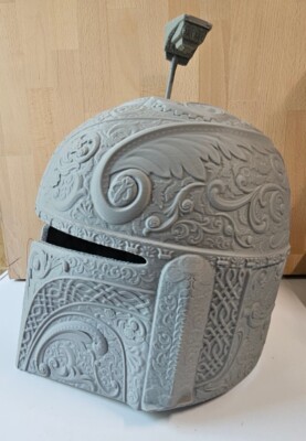 3D-gedruckt - Der mandalorianische Deluxe-Helm Star Wars