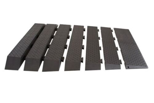Rubber Threshold 1-inch Ramp Doorways Heavy Wheelchair 2200 Lbs Load Capacity ✅✅ - Picture 6 of 9