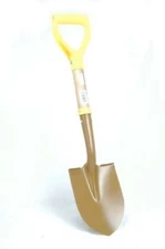 Round Point Mini Shovel w/ Wood Handle D-Grip D-Handle Garden Lawn Landscaping