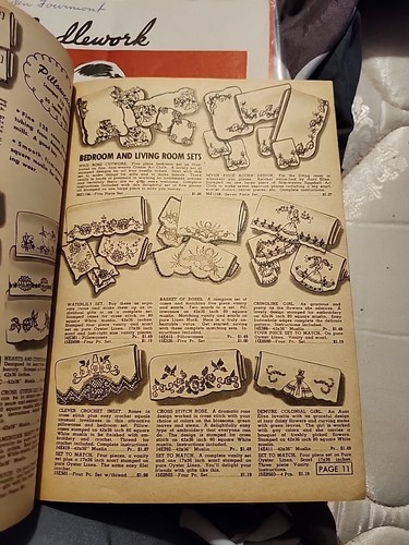 Vintage 1950-51 Aunt Ellen’s Needlework Catalog – Embroidery Crochet Patterns - Picture 12 of 13