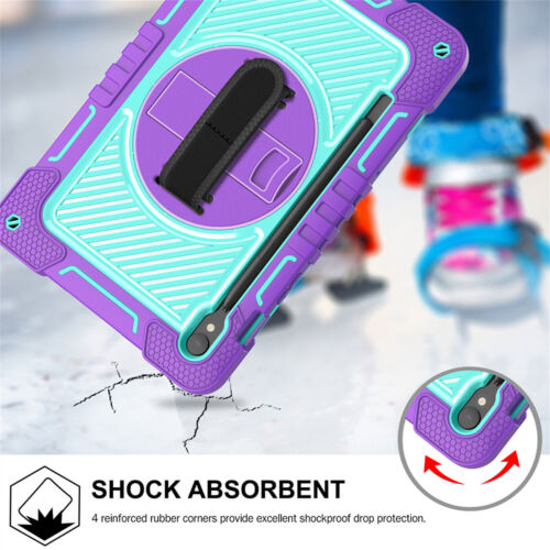 Tablet Shockproof Stand Rugged Case Cover For Samsung Galaxy Tab A7 A9 S9 A9+ - Picture 4 of 20