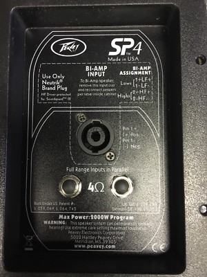 peavey sp4 2000w