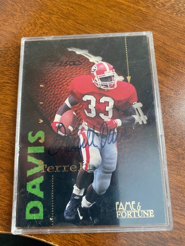 Terrell Davis 1995 Signature Rookies Fame & Fortune Autograph 303/2500 RC HOF