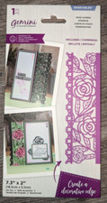 Gemini Crafter's Companion Edge'ables ROSE GARDEN papercraft die NEW