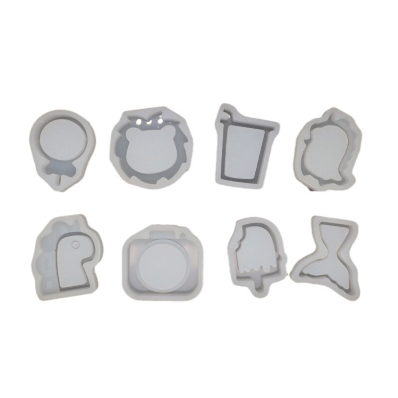Epoxy Resin Molds for DIY Dinosaur Bear UV Resin Quicksand Photo Frame