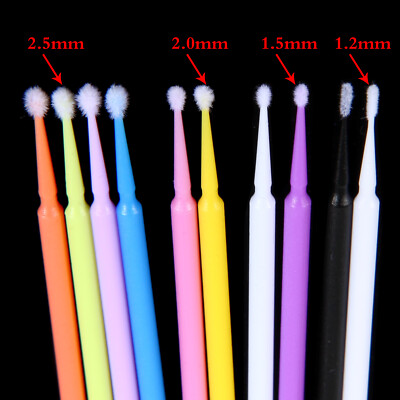 100-pcs Dental Micro Applicator Disposable Tooth Brush Tips Regular/Fine dn