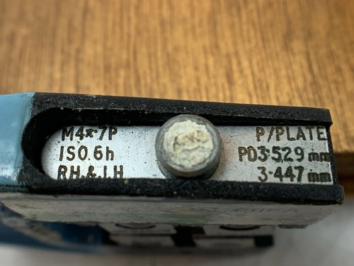 M4 x 0.7 ISO 6h Pre Plate (RH/LH) Screw Snap Thread Caliper Gauge - Horstmann - Picture 3 of 9