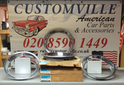 GM 475019 Original GM 14'' x 6'' Radzierringe New Old Stock