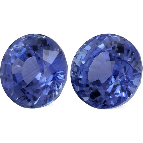 Blau Saphir Lose Edelstein Paar 4,82 cts Naturblau Saphir für Ohrringe - Bild 4 von 5