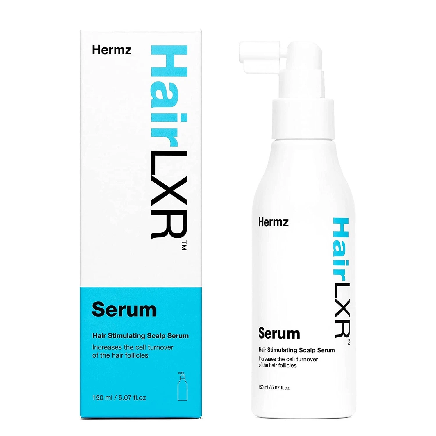 Dermz Hermz HairLXR Growth Serum: Naturally-Derived Hair Growth Treatment Streng