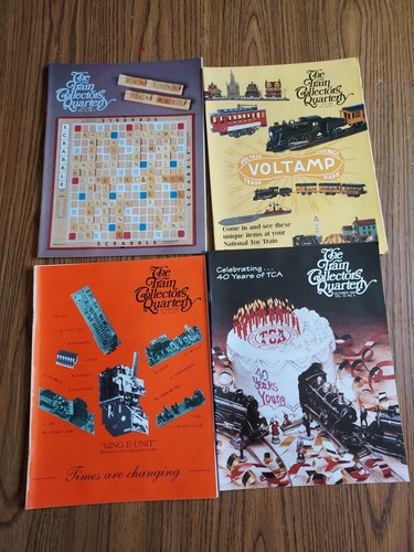 4 Of The Train Collectors Quarterly Magazine Lot B6