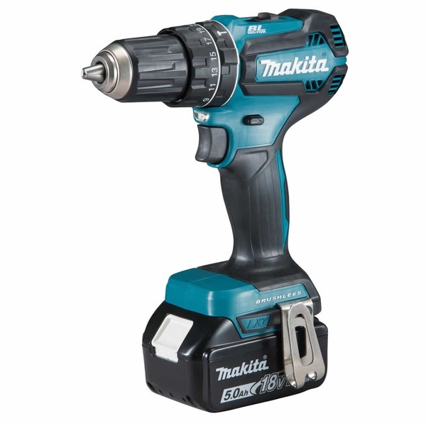 Makita DHP485RTJ 2 X 5,0Ah - Akku Schlagbohrschrauber 18 V-image