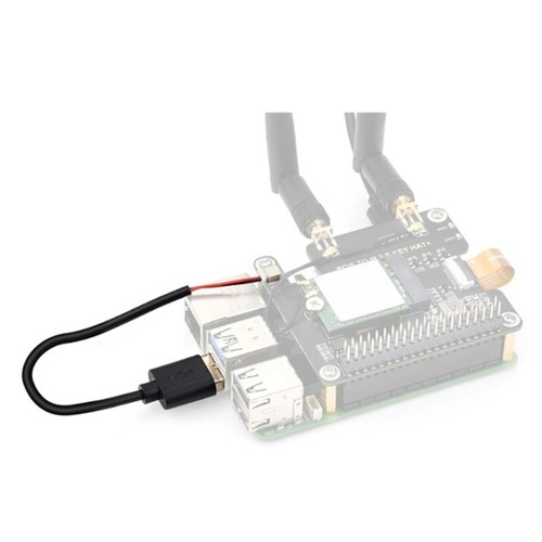 PCIE To M.2 E Key HAT+ Board For Pi 5 Adapter Board Wireless Card Board - Afbeelding 7 van 8