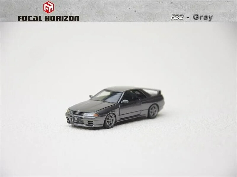 Focal Horizon FH 1:64 Skyline GT-R R32 S-Tune Grey Diecast