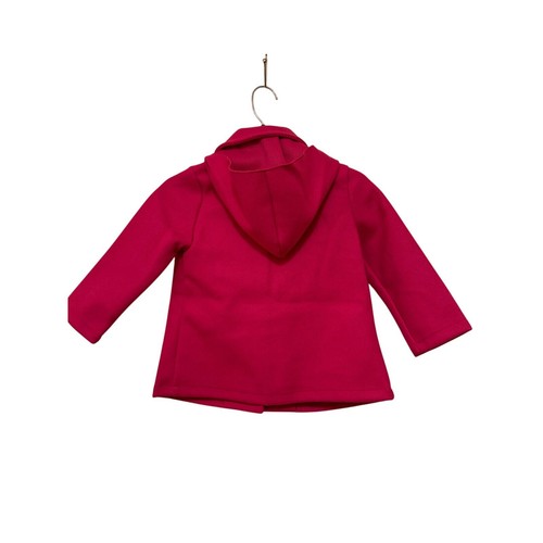 NWOT Girl's Hot Pink Coat with Hood, Size 4 Youth - Picture 1 of 8