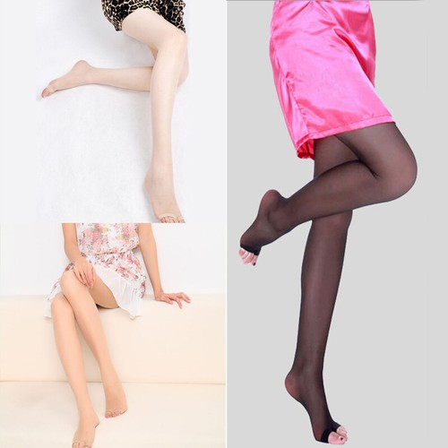 Women Lady Sexy Solid Open Toe Sheer 