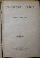 Filomusi Guelfi ENCICLOPEDIA GIURIDICA 6° ed. Jovene 1910