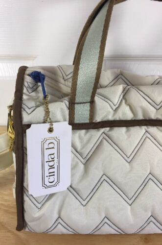 Bolso de Hombro Cinda b Crosstown Lona Ajustable Ravinia Marfil Nuevo - Imagen 5 de 12