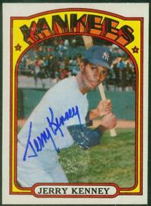 Original-Autograph-of-Jerry-Kenney-of-the-NY-Yankees-on-a-1972-Topps-Card