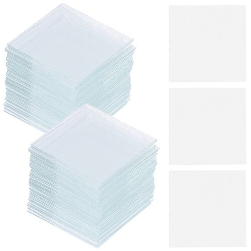 500Pcs Microscope Slides Glass Coverslips Multi-use Cover Glass for Laboratory - Picture 7 of 12