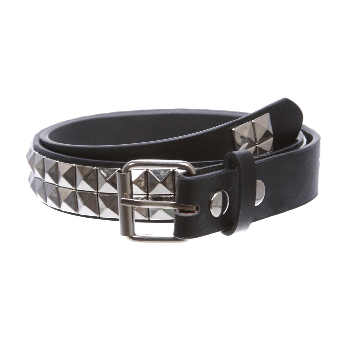 小物 PPFM Studs leather belt Studded leather belt Black | Replay Jeans