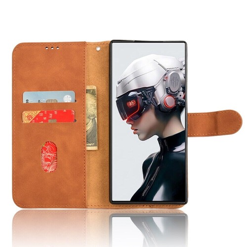 For ZTE nubia Red Magic 9 Pro+, Luxury Flip PU Leather Wallet Stand Case Cover - Picture 6 of 23