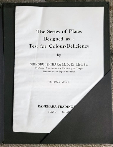 Ishihara Extended 38 Plate Color Test Optometry Ophthalmology 2019 Edition - Picture 5 of 5