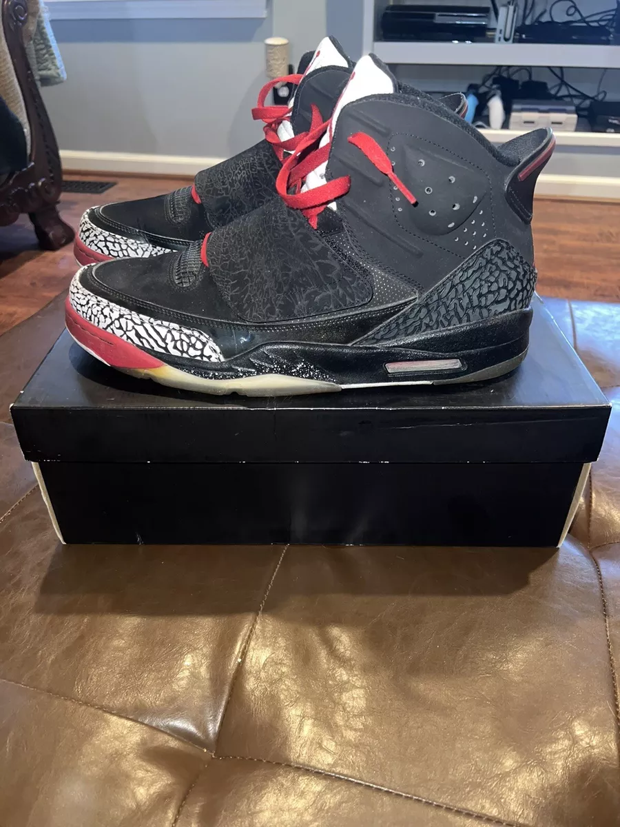 Air Jordan Son Of Mars/Black/Red-Cement/Size | eBay