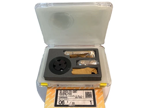 Genuine Mitutoyo Machine Tool 12-2001 / 01-1267 02ANL700 Master Hole Stand Set
