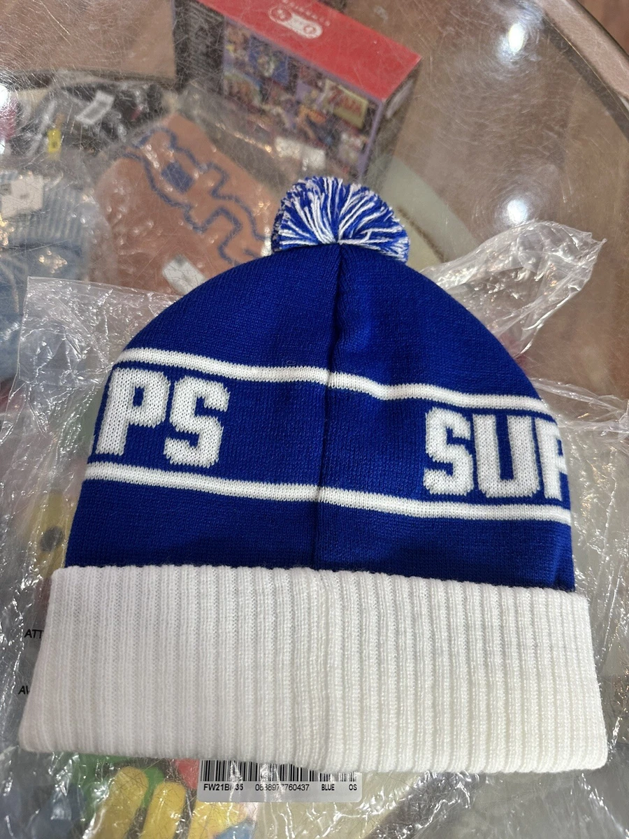 Supreme◇21FW/Supreme/WTAPS Beanie Blue-
