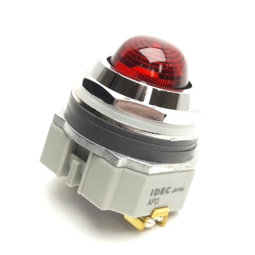 Luz piloto domo Idec APD199DN-R-24V, roja, 24V AC/DC, 30 mm de diámetro - Imagen 5 de 6