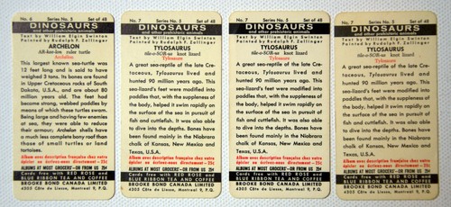 DINOSAURS Cards Series 5, 1963 Brooke Bond (U-Pick - Complete Your Set) - Picture 11 of 79