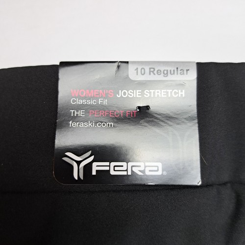 Fera Damen Josie Softshell Ski Snowboard Hose schwarz 10 Steigbügel - Bild 8 von 13
