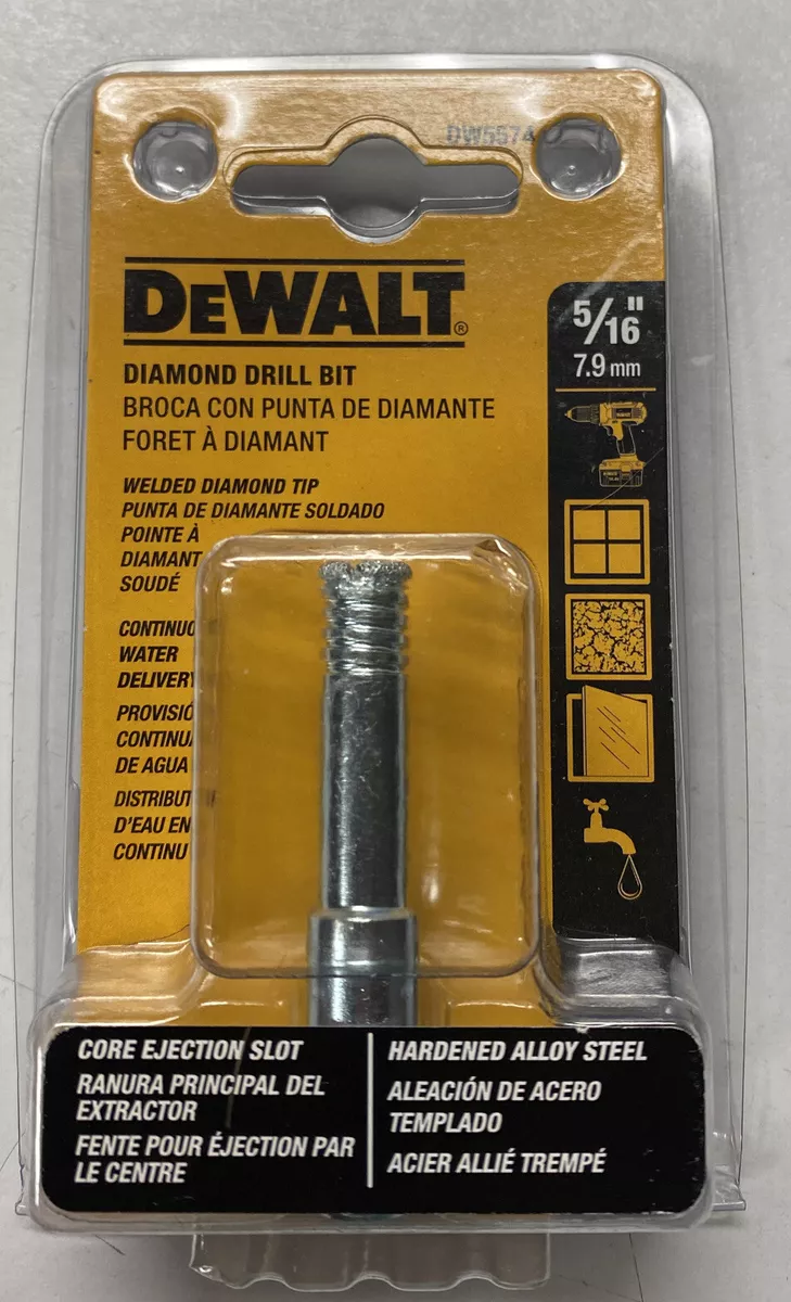 DEWALT DW5574 5 16 Inch Diamond Drill Bit 7.9 mm eBay